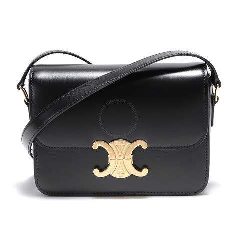 celine teen triomphe bag in shiny calfskin women|TEEN TRIOMPHE BAG IN SHINY CALFSKIN .